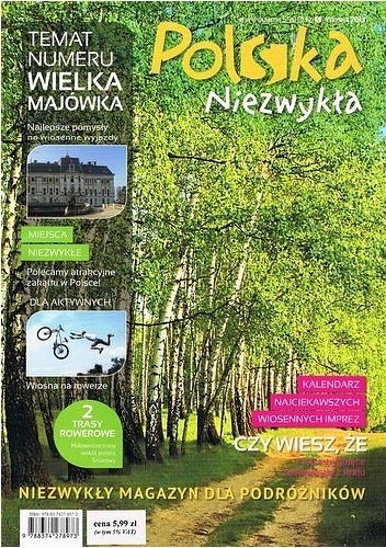 Okładka książki polska niezwykła. wiosna 2013
